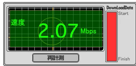 speed test テザリング速度測定結果