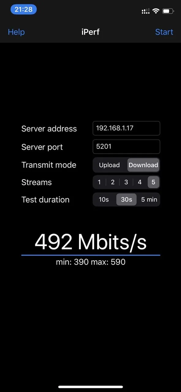 WiFi6下り速度結果