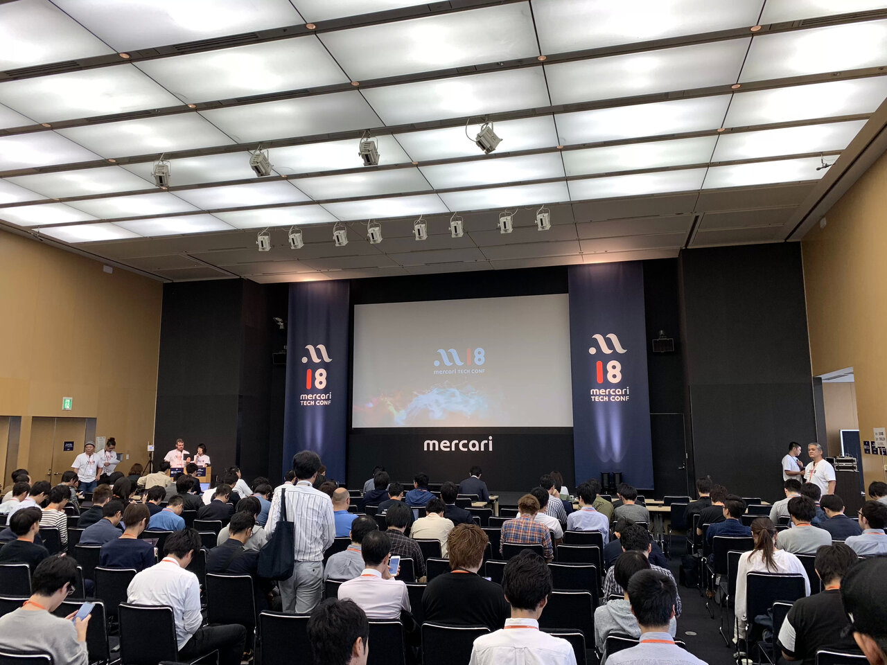 Mercari Tech Conf開始前