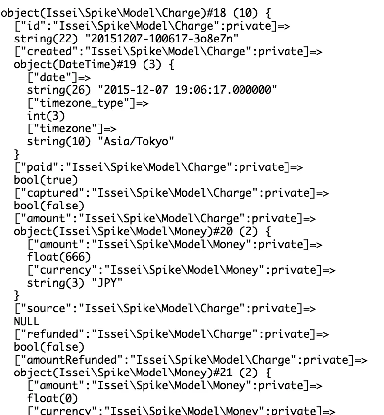 SPIKE API result