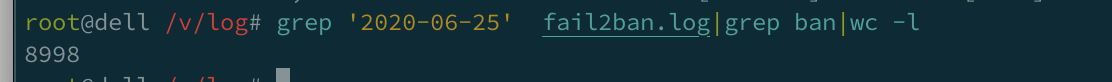 fail2ban件数グラフ