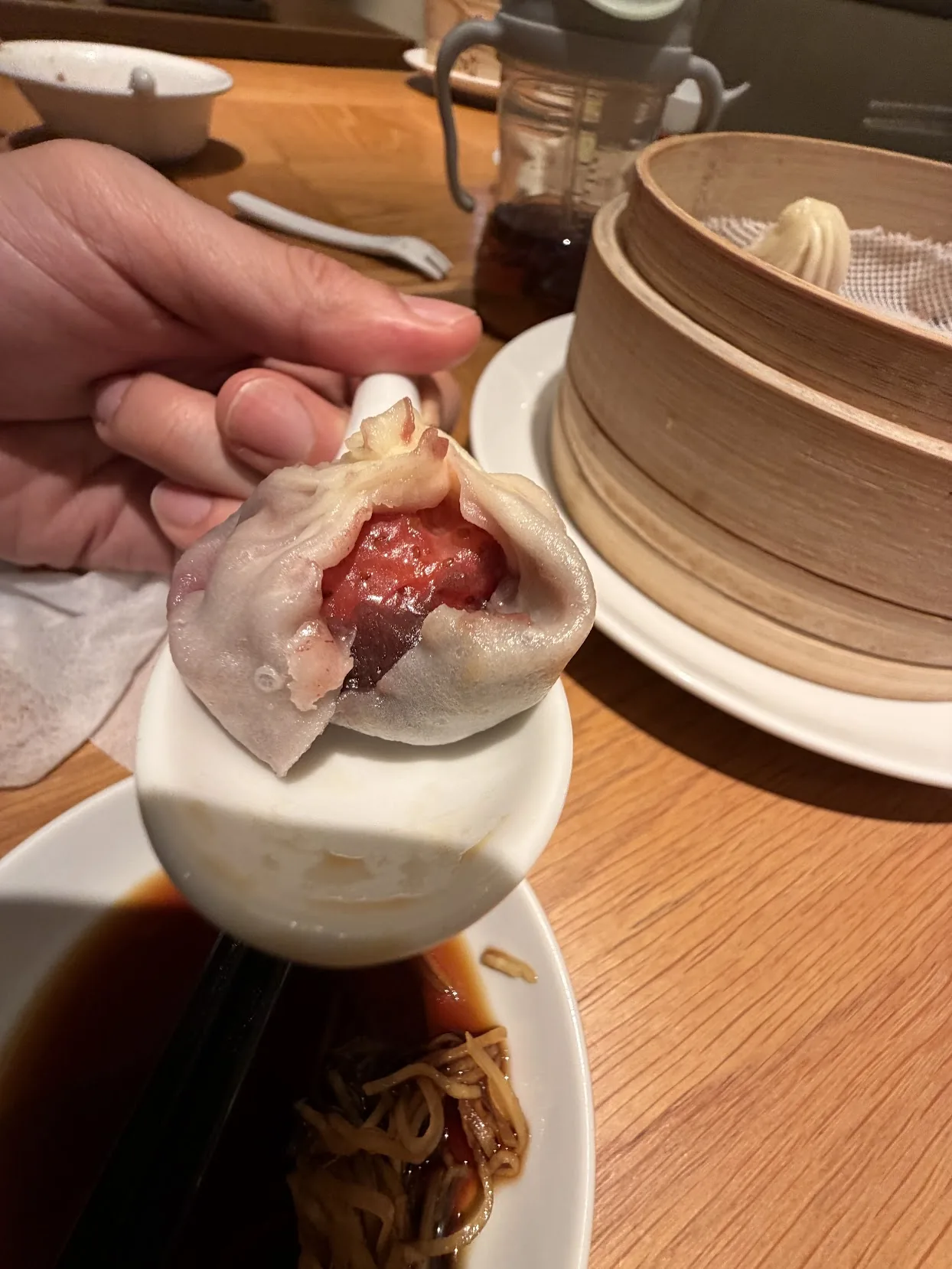 いちご入り小籠包